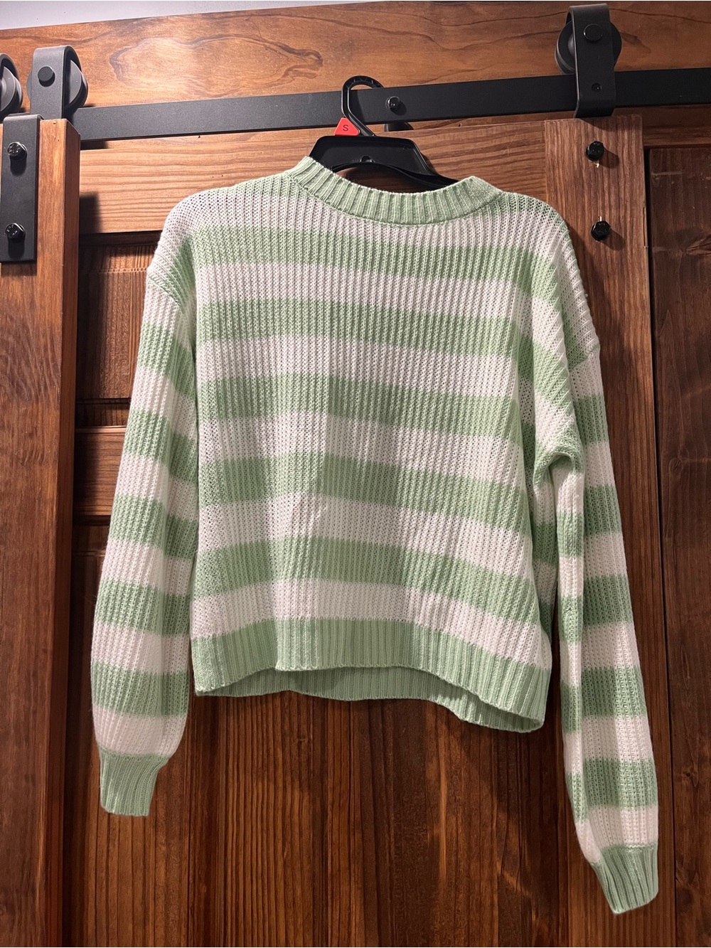 Striped Knitted Crewneck Sweater